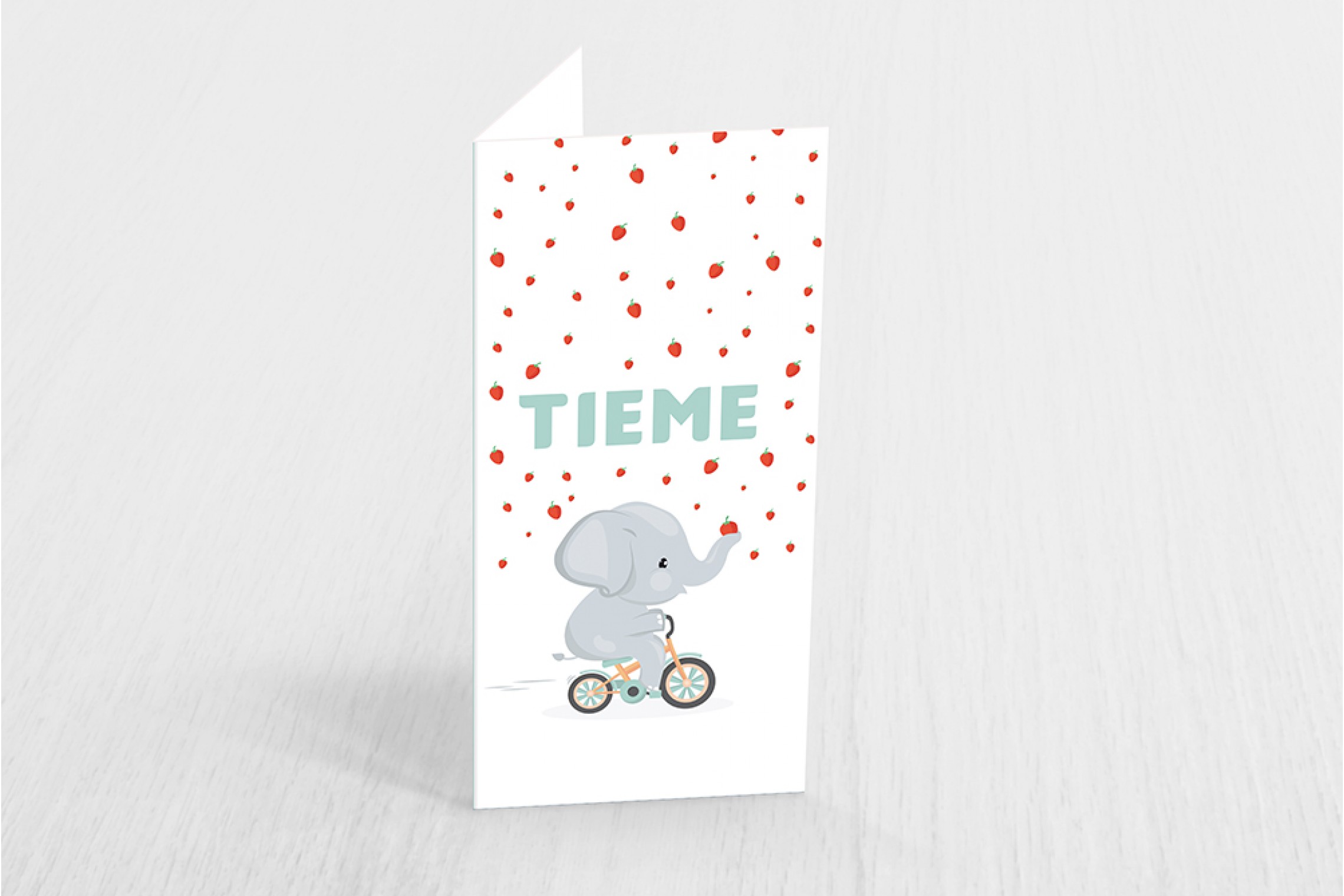 Olifantje op fietsje
